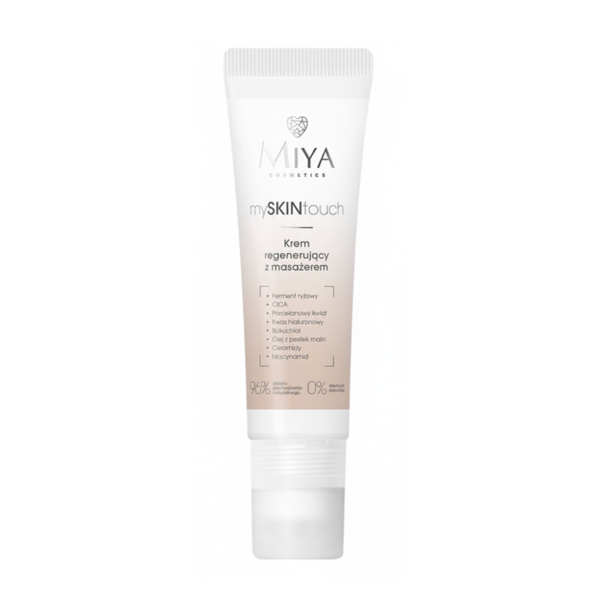 Регенерувальний крем для обличчя Miya Cosmetics mySKINtouch з масажером, 50 мл